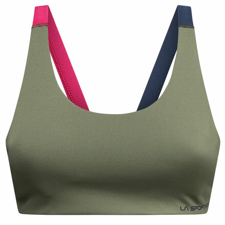 Der komfortable La Sportiva Women's Cosmosis Bra ist ein flexibler und vielseitig nutzbarer Sport-BH mit Medium-Support und herausnehmbaren Pads.