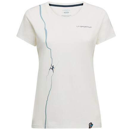 Das stylische La Sportiva Women’s Route T-Shirt aus weicher Bio-Baumwolle ist ein Highlight für gemütliche Kletter- und Trekkingrunden.