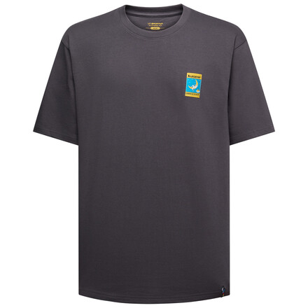 Das La Sportiva Moon Patch T-Shirt ist ein umweltbewusstes Shirt aus Bio-Baumwolle, mit dem du den ganzen Tag am Fels verbringen kannst