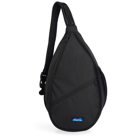 Die Kavu Paxton Pack ist eine lässige Tasche aus strapazierfähigem und wasserabweisendem Polyester und einem Schultergurt aus Kletterseil.