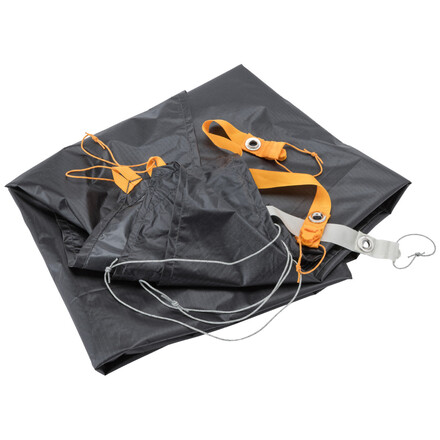 Die strapazierfähige Big Agnes Footprint Tiger Wall UL2 Zeltunterlage schützt dein Tiger Wall UL2 Bikepack passgenau vor Schmutz, Schäden und Feuchtigkeit.