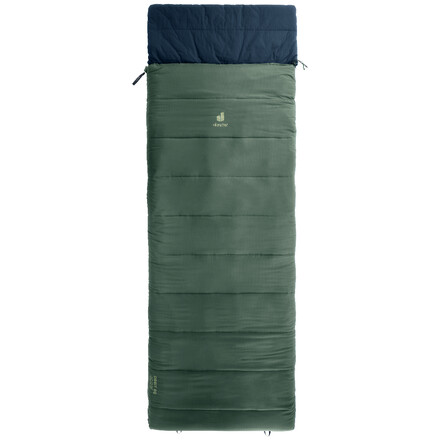 Der Deuter Orbit SQ -5° Kunstfaserschlafsack ist dank des Baumwollanteils besonders kuschelig und bietet viel Bewegungsfreiraum. Auch als Decke verwendbar!