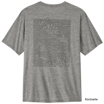 Das Capilene Cool Daily Graphic T-Shirt von Patagonia ist dein Allrounder für den Outdoorspaß bei gutem Wetter und punktet mit hoher Atmungsaktivität