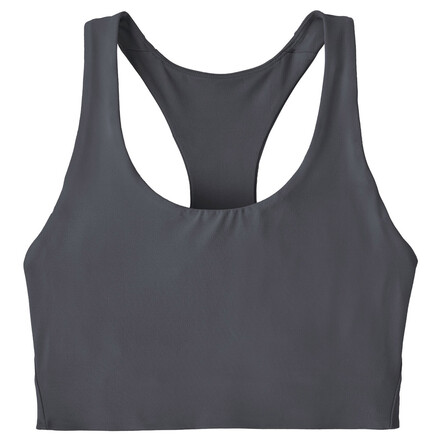 Der Patagonia Women's Maipo Mid Impact Bra Sport-BH ist aus recycelten Fischernetzen gefertigt, bietet einen mittleren Halt und hemmt die Geruchsbildung.