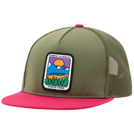 Die robuste und luftige La Sportiva Always Climbing Hat Basecap punktet mit ihrem optimalen Sitz, einem Mesh-Einsatz am Hinterkopf und coolem Style.