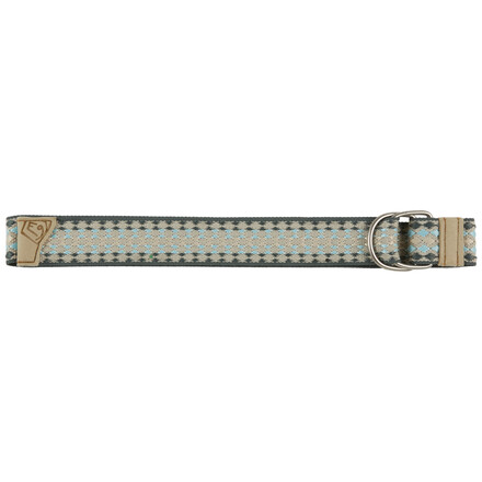 Der E9 Totto ist ein robuster und stylischer Gürtel im Ethno-Design. Dank des Doppelring-Verschlusses ist er stufenlos einstellbar.