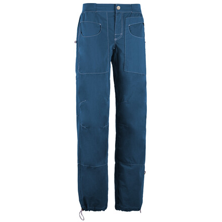 Die E9 Women's W-Blat ist eine robuste und bequeme Kletterhose mit farblich abgesetzten Taschen, vorgeformten Knien und einer praktischen Bürstenhalterung.