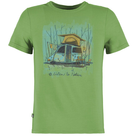 Das E9 B-Wild ist ein farbenfrohes und robustes T-Shirt aus Bio-Baumwolle für Kinder, die auf der Suche nach Abenteuern sind. Hergestellt in Italien.