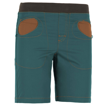 Die E9 BRC Short Bouldershort für Kinder ist die ideale Begleiterin für sommerliche Kletter- und Outdoorabenteuer. Dein Nachwuchs wird sie lieben!