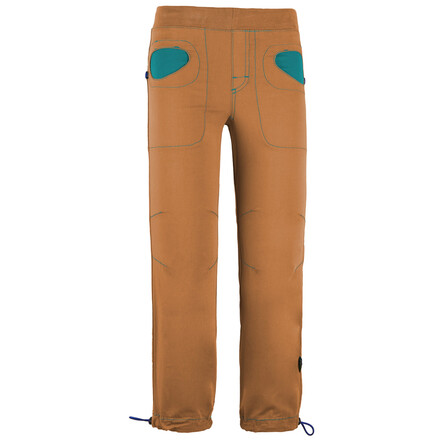 Die E9 B Rondo Off ist eine super bequeme und zugleich sehr strapazierfähige Boulderhose für Kinder. Mit elastischem Hosenbund und den ikonischen Taschen.