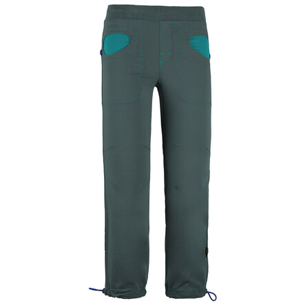 Die E9 B Rondo Off ist eine super bequeme und zugleich sehr strapazierfähige Boulderhose für Kinder. Mit elastischem Hosenbund und den ikonischen Taschen.