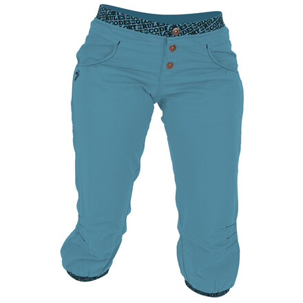 Die lässige Nograd Women's Sahel 3/4 Pant Kletterhose ist eine robuste Kletterhose mit viel Bewegungsfreiheit und verkürzten Hosenbeinen.