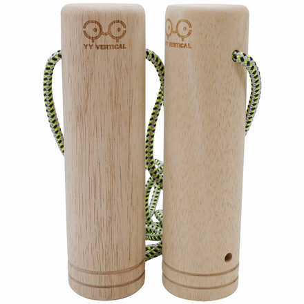 Die YY Vertical TWIN-Zylinder sind klassische Trainingsgriffe aus recyceltem Gummiholz und eignen sich ideal zur Verbesserung von Griffkraft, Armkraft und Zugfähigkeit.