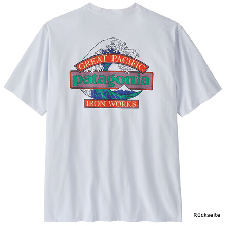 Das Patagonia Great Waves Responsibili-Tee ist ein nachhaltiges und strapazierfähiges T-Shirt und gleichzeitig eine Hommage an die Ursprünge von Patagonia.