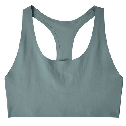  Der Patagonia Women's Live Simply Bra ist ein Sport-BH mit leichtem Halt aus recyceltem Polyester, der atmungsaktiv und geruchshemmend ist.