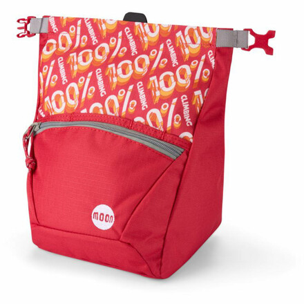 Der extra große Chalk Bag von Moon Climbing ist bestens geeignet zum bouldern, mit Fächern für Bürsten und Tabe und genügend Raum für eine große Portion Chalk