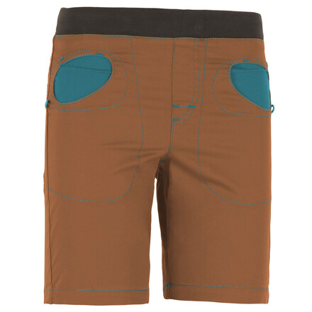 Die E9 BRC Short Bouldershort für Kinder ist die ideale Begleiterin für sommerliche Kletter- und Outdoorabenteuer. Dein Nachwuchs wird sie lieben!