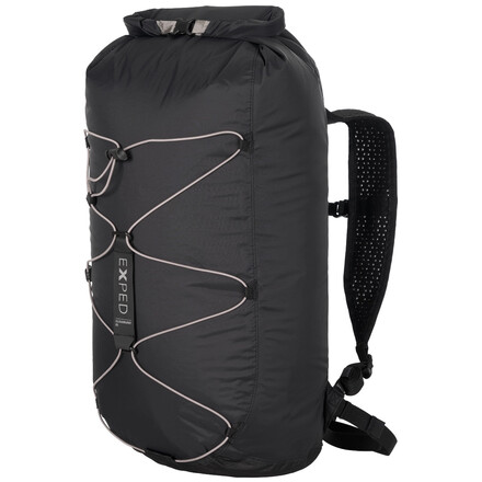 Der vielseitige und leichte Cloudburst 25 von Exped ist ein robuster Daypack mit praktischen Rolltop-Verschluss und luftigen Schulterriemen aus Mesh.