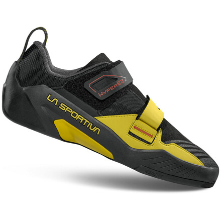 Der La Sportiva HyperEZ ist ein komfortabler Einsteiger-Kletterschuh mit großzügiger Passform – ideal für schmerzfreies Lernen und sicheren Grip von Anfang an.
