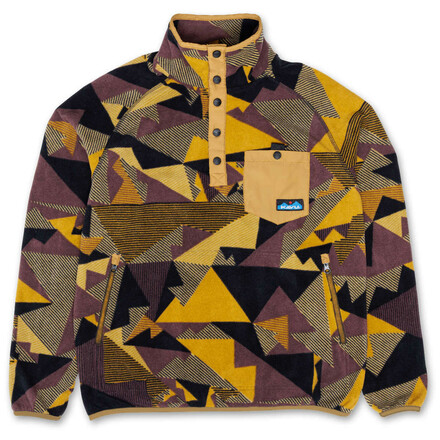 Der Teannaway Fleecepullover von Kavu bringt dir nicht nur den nordamerikanischen Charme, sondern ist zudem ein belastbarer Outdoor-Begleiter.