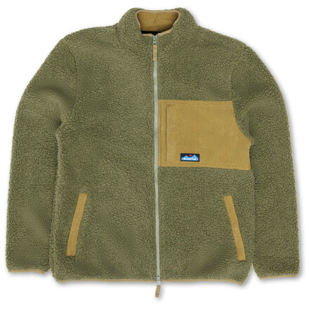 Die Kavu Wayside ist eine robuste und warme Fleecejacke aus einem besonders coolen Materialmix. Ideal fürs Bouldern, Klettern und den frostigen Alltag.