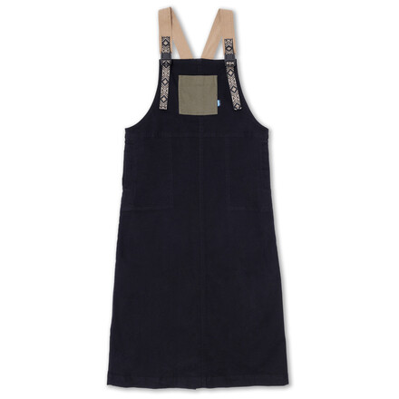 Das Kavu Huntley Kleid ist ein lässiges Jumper-Dress mit verstellbaren Trägern, praktischen Taschen und bequemem Stretch-Material.