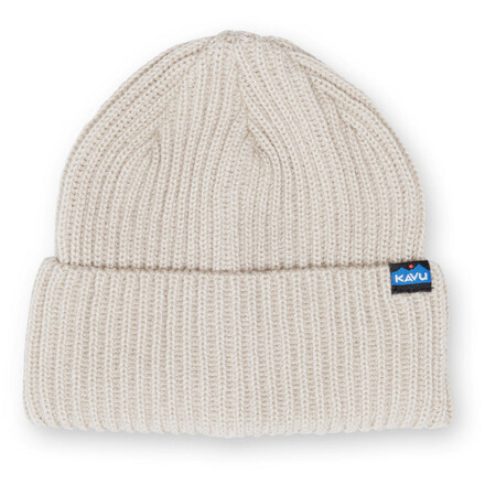 Die Kavu Trawler ist eine klassische Fisherman-Beanie mit Umschlag aus robustem Acryl – schlicht, warm und alltagstauglich.