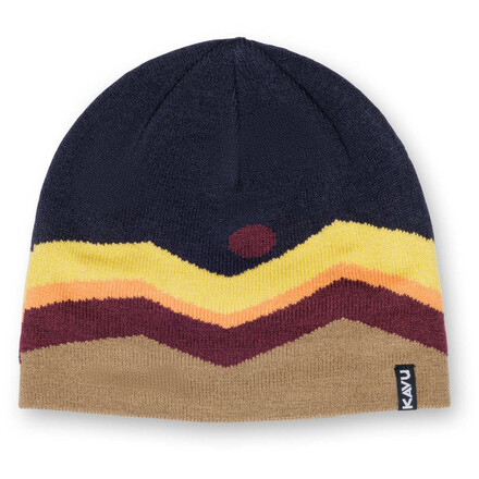 Die Kavu Benny Beanie ist eine stylische Strickmütze aus recyceltem Materialmix – ideal für Outdoor und Alltag.
