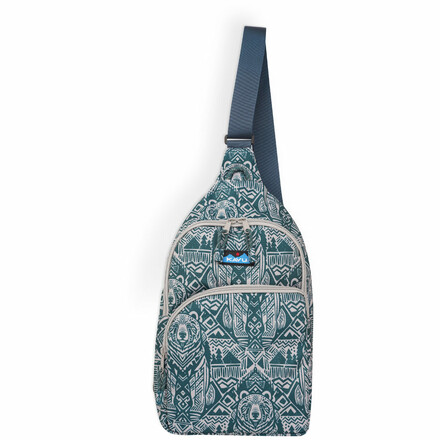 Das Kavu Pender Pack ist ein kompakter Crossbody-Rucksack mit 7,5 Litern Volumen und wasserabweisendem Material.