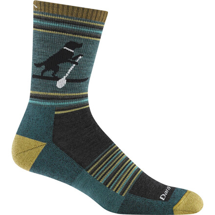 Die Darn Tough Willoughby Micro Crew Lightweight Wandersocken überzeugen mit durchdachter Polsterung, atmungsaktivem Material und einem tollen Design.