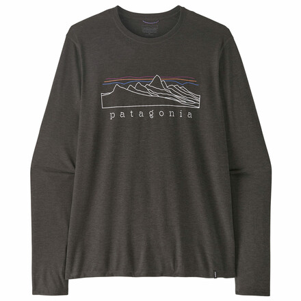Das leichte Patagonia L/S Cap Cool Trail Stratapeaks ist ein besonders robustes und sehr atmungsaktives Langarmshirt für herausfordernde Aktivitäten.