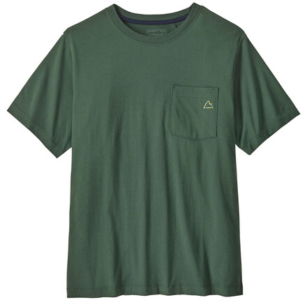 Das Patagonia Fitz Roy Massif Pocket Tee ist ein robustes und komfortables T-Shirt mit kleiner Brusttasche. Ideal für den Alltag und lockere Kletter-Runden