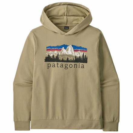Der Patagonia Fitz Roy Foothills Daily Hoody ist ein sehr bequemer und nachhaltig produzierter Kapuzenpullover mit aufregendem Front-Print.