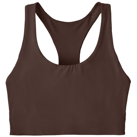  Der Patagonia Women's Maipo Mid Impact Bra Sport-BH ist aus recycelten Fischernetzen gefertigt, bietet einen mittleren Halt und hemmt die Geruchsbildung.