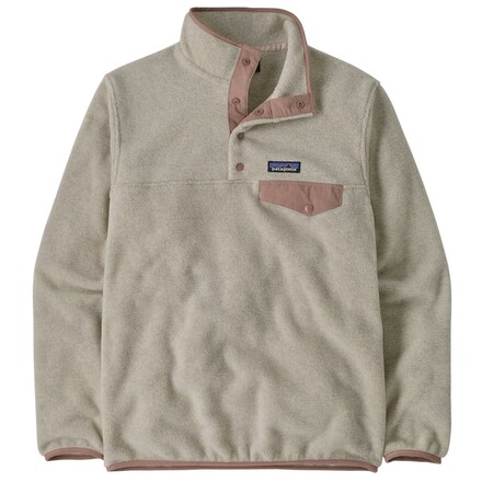 Warmer und weicher Fleecepullover aus recyceltem Synchilla Polyester und einem wärmenden Stehkragen ideal für die kalten Jahreszeiten. 