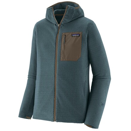 Die robuste R1 Air Full-Zip Hoody Fleecejacke vonm Patagonia hält auch anspruchsvollen Outdooraktivitäten stand und euch gleichzeitig warm. 