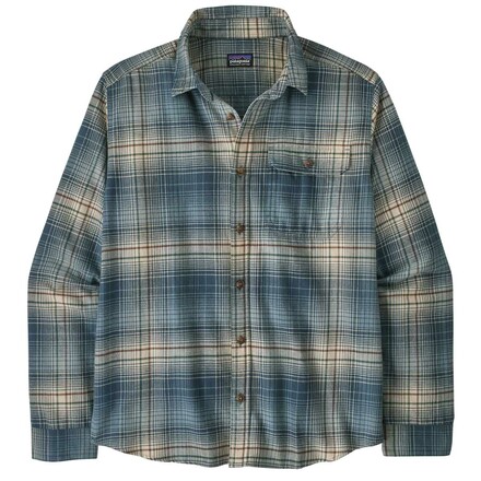 Das Patagonia Cotton in Conversion Lightweight Fjord Flannel Langarmshirt ist ein zeitloses und weiches Baumwollhemd mit dezenter Brusttasche und Kragen.