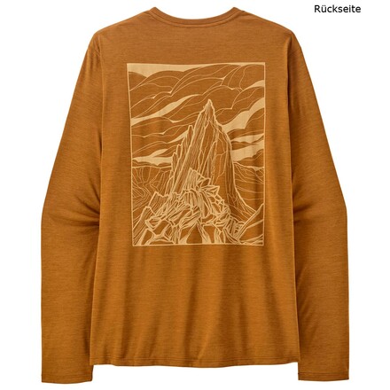Das funktionale Patagonia L/S Cap Cool Daily Langarmshirt ist ein sehr robustes, geruchshemmendes und vielseitiges Langarmshirt in tollen Designs.