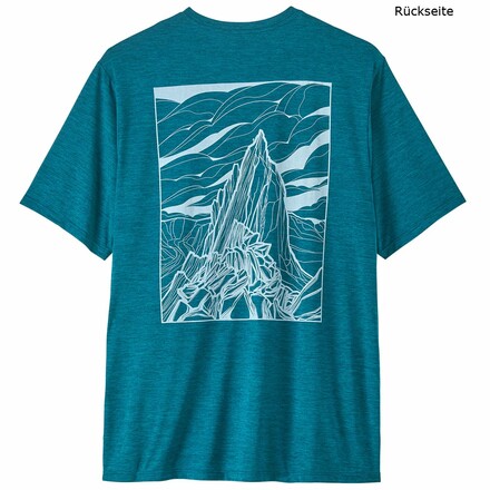 Das Capilene Cool Daily Graphic T-Shirt von Patagonia ist dein Allrounder für den Outdoorspaß bei gutem Wetter und punktet mit hoher Atmungsaktivität 