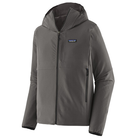 Der R1 TechFace Hoody von Patagonia ist eine robuste und minimalistische Softshelljacke, die sich perfekt für wechselhaftes Wetter in den Bergen eignet