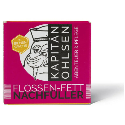 Die Hände von Abenteuern und Felsfreunden werden das Flossen-Fett von Kapitaen Ohlsen lieben. Gepflegte Hände, die leicht nach Zitrus riechen.