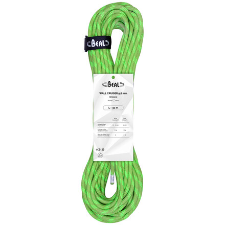 Das Beal Wall Cruiser ist ein einfaches Kletterseil, das sich auf Grund seines geringen Umfangs vor allem von Kinderhänden sehr gut greifen lässt.