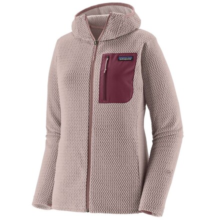 Die robuste R1 Air Full-Zip Hoody Fleecejacke vonm Patagonia hält auch anspruchsvollen Outdooraktivitäten stand und euch gleichzeitig warm.