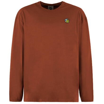 Das E9 NDO Langarmshirt aus 100 % Bio-Baumwolle überzeugt mit cleanem Design, hohem Tragekomfort und nachhaltiger Produktion. Ideal für Klettern, Outdoor und Alltag.