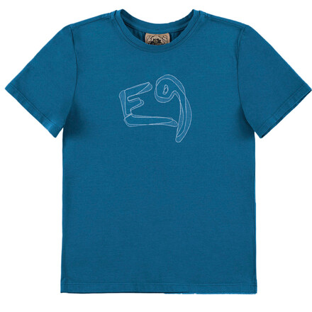 Das E9 B-Skill T-Shirt für Kinder ist ein sehr robustes und besonders bewegungsfreundliches T-Shirt für kleine Klettermäuse. Mit coolem Frontprint!