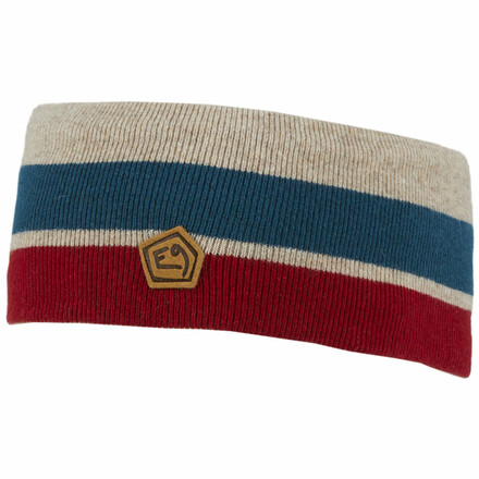 Das E9 Brain Headband ist ein komfortables und geruchshemmendes Stirnband für die kalten Jahreszeiten. Im farbenfrohen Streifenlook und mit E9-Logopatch.