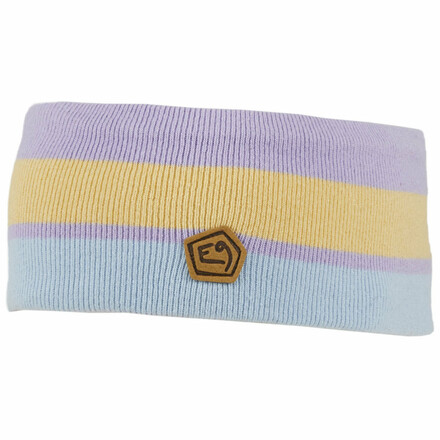 Das E9 Brain Headband ist ein komfortables und geruchshemmendes Stirnband für die kalten Jahreszeiten. Im farbenfrohen Streifenlook und mit E9-Logopatch.