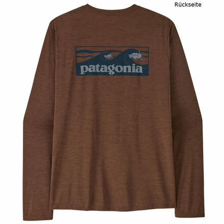 Das funktionale Patagonia L/S Cap Cool Daily Langarmshirt ist ein sehr robustes, geruchshemmendes und vielseitiges Langarmshirt in tollen Designs.