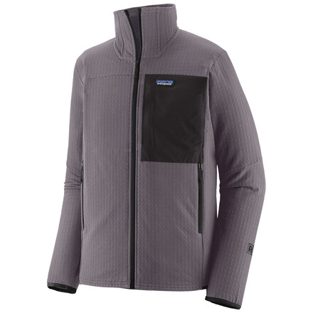  Die Patagonia R2 TechFace Jacket ist eine technische Softshelljacke, die viel Bewegungsspielraum bietet und wasserabweisend ist