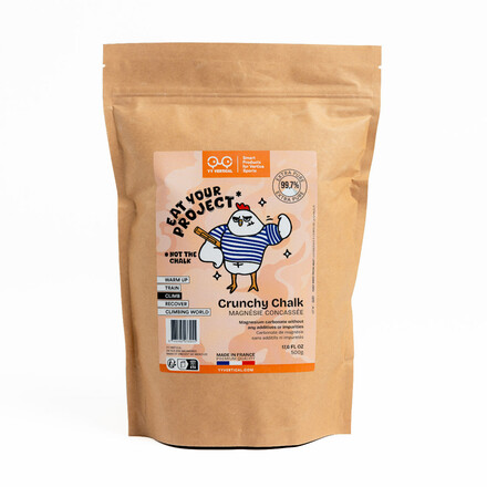 Das YY Vertical Crunchy Chalk ist hochwertiges Chunky-Chalk mit weniger Staubentwicklung, starkem Grip und hautfreundlichen, ultra-reinen Inhaltsstoffen – hergestellt in Frankreich.